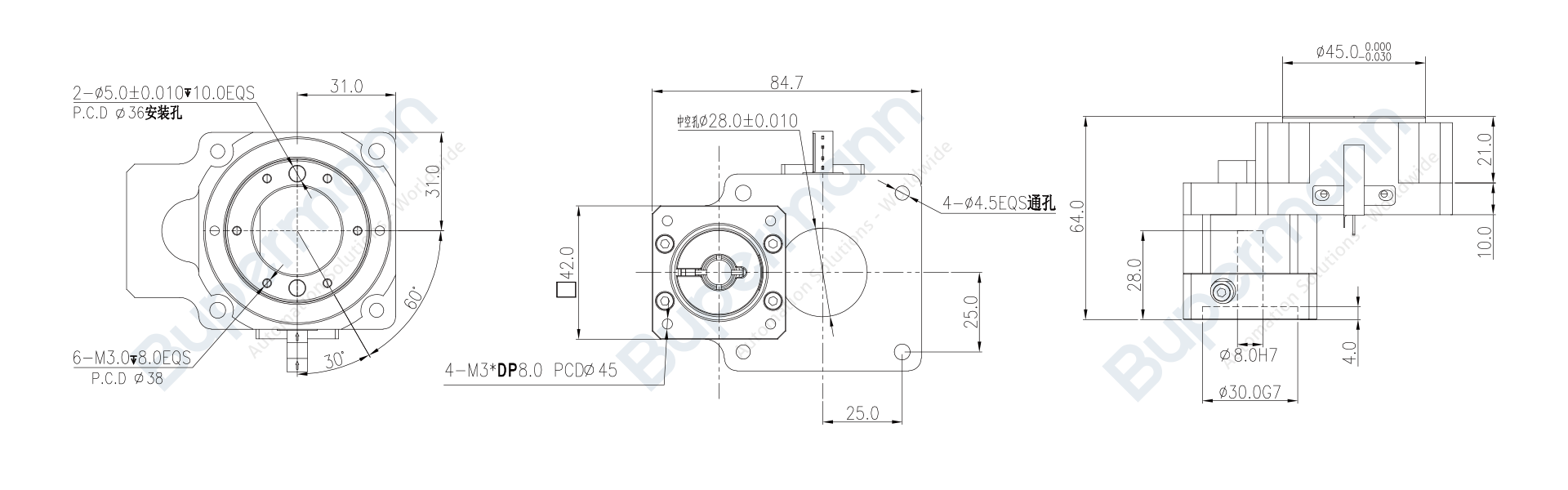 BPHP060中空旋轉平臺安裝圖紙.png BPHP060中空旋轉平臺安裝圖紙.png
