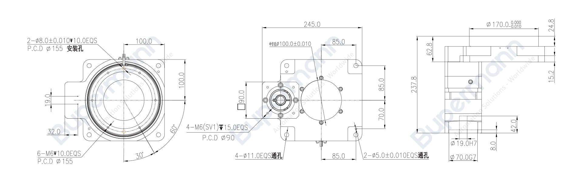 BPHPG200中空旋轉平臺安裝圖紙.png BPHPG200中空旋轉平臺安裝圖紙.png